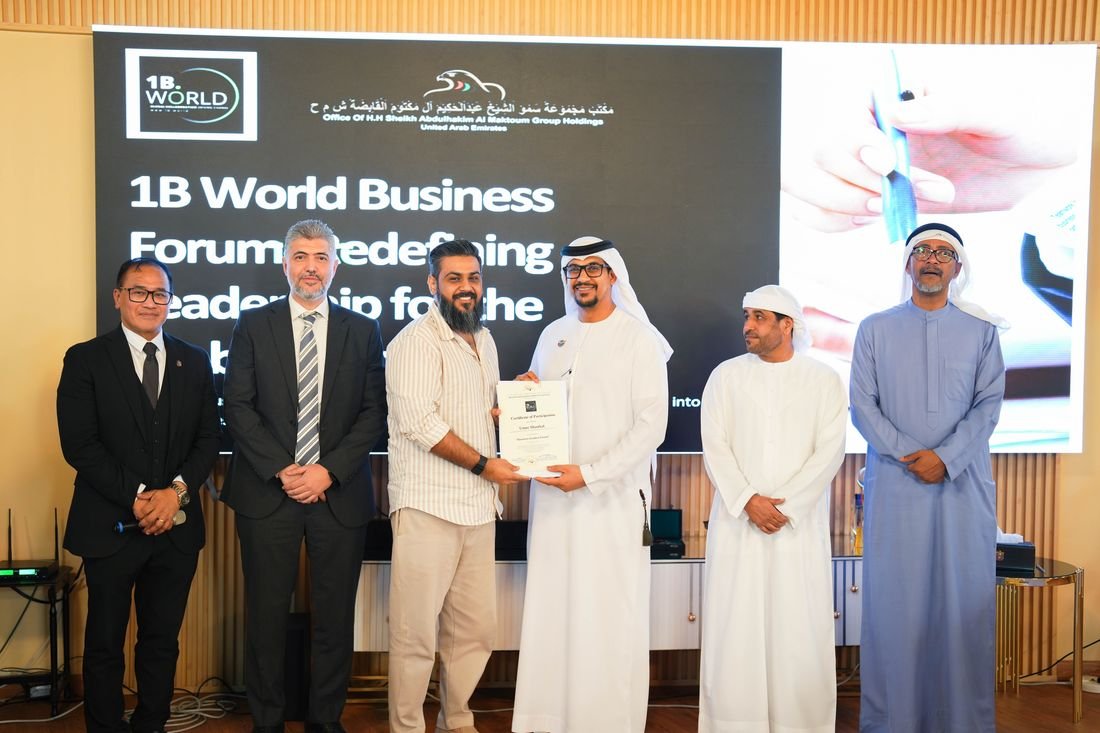 Umer Shauket at 1B World Business Leaders Forum