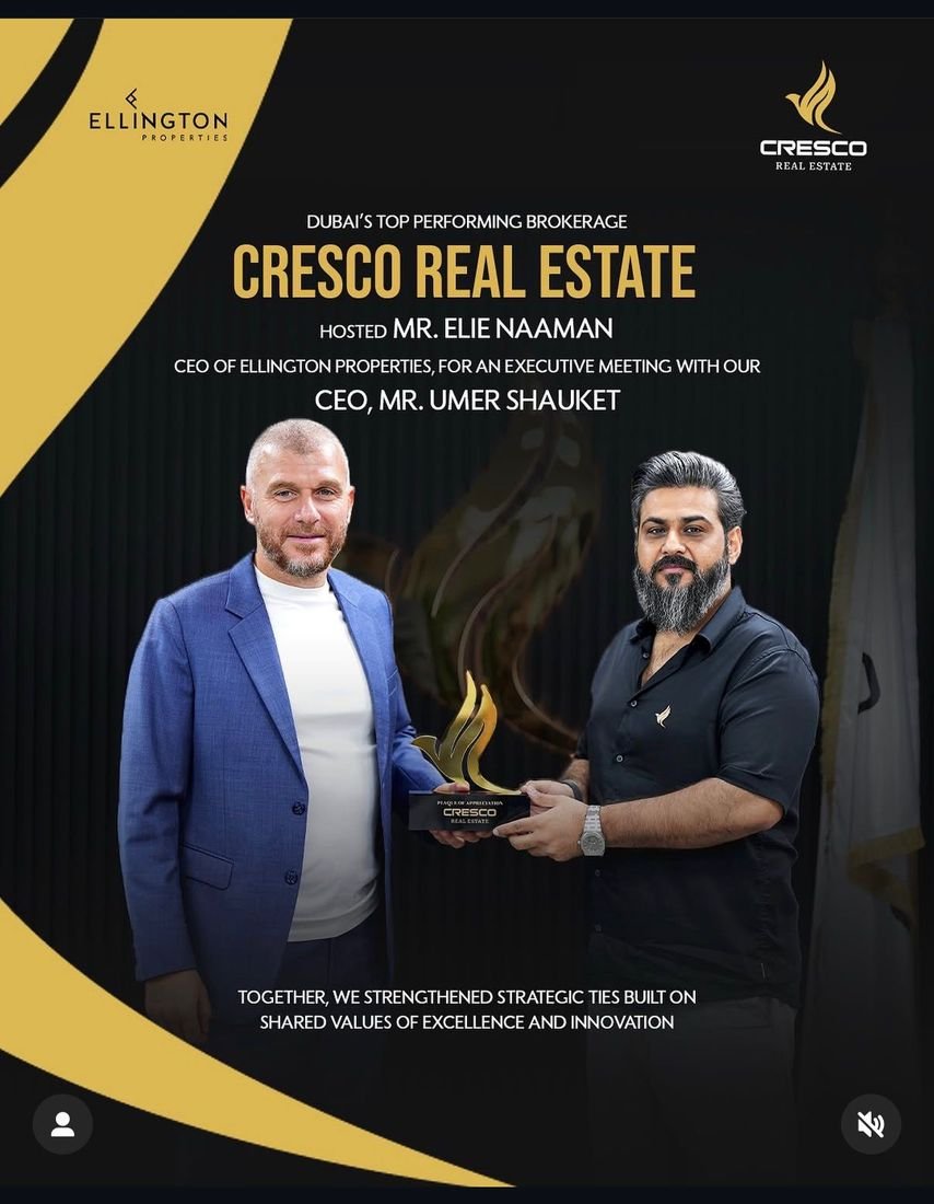Umer Shauket with Elie Naaman CEO of Ellington Properties