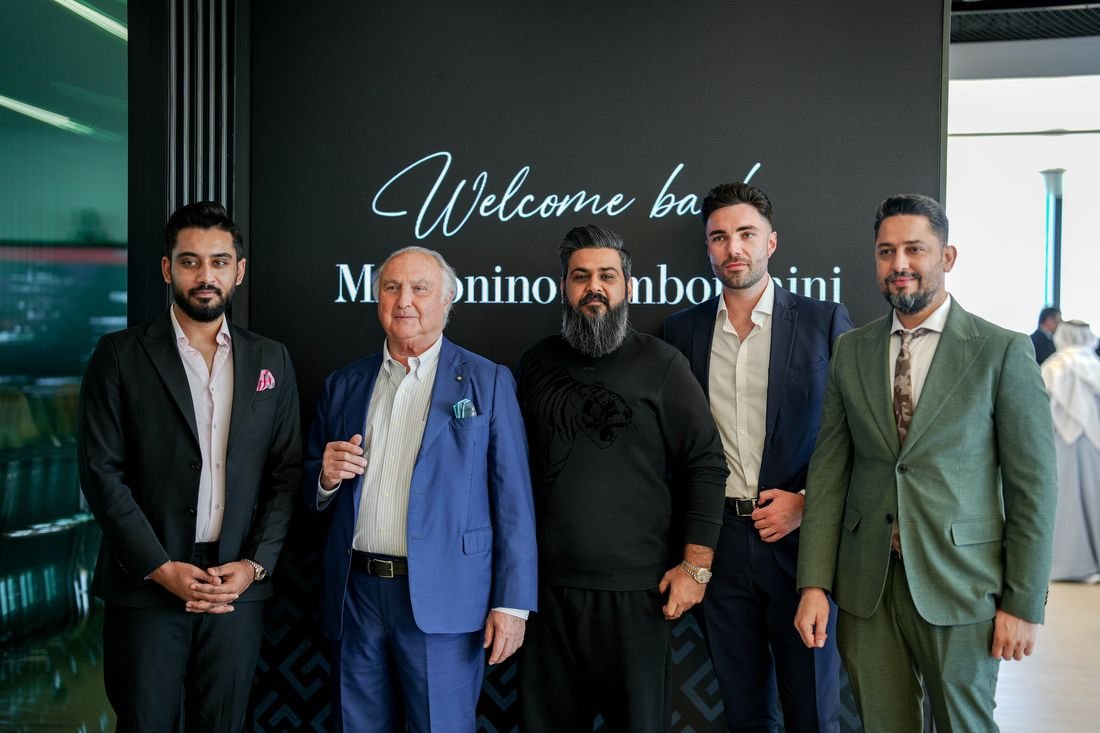 Umer Shauket hosting Tonino Lamborghini